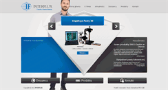 Desktop Screenshot of interflux.pl