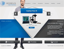 Tablet Screenshot of interflux.pl