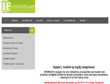 Tablet Screenshot of interflux.dk
